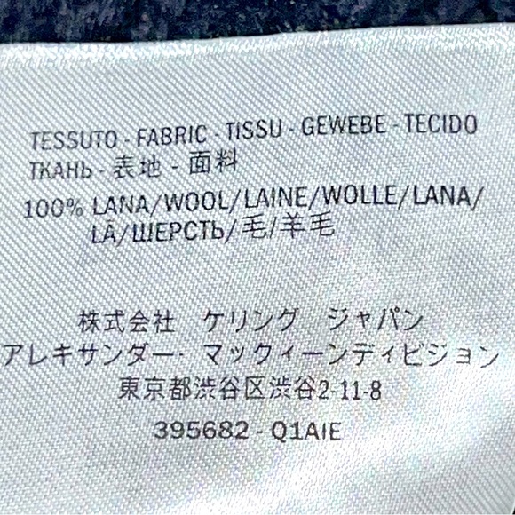 ALEXANDER McQUEEN SWEATER IN NAVY BLUE - Picture 8 of 8